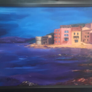 St Tropez 30x40 Mixed Media