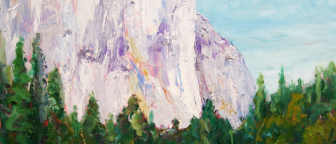 El Capitan from the West Oil on Clayboard $500