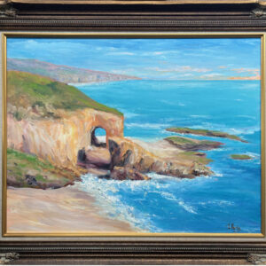 Laguna Beach Keyhole, Calfornia, 24x30. Oil