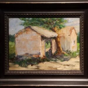 Yesteryear, N. Braunfels, TX - $500. Oil 11x14 Plein Air