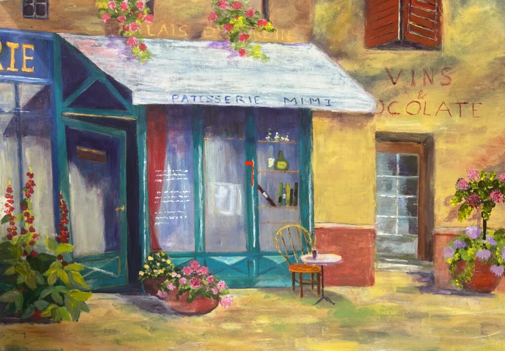 Patisserie Mimi by Leigh Peterson, Acrylic