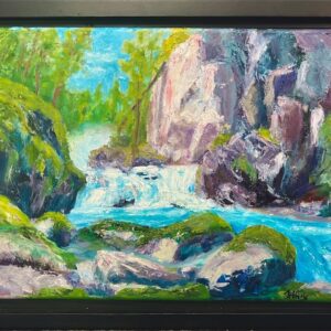 Lares Falls, 11x14, Oil, $350