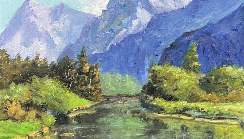 Mountain Reflections, 11x14, Oil $395