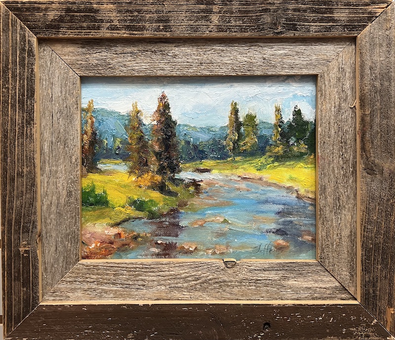 Ransom River, 8x10, Oil on Canvas Panel