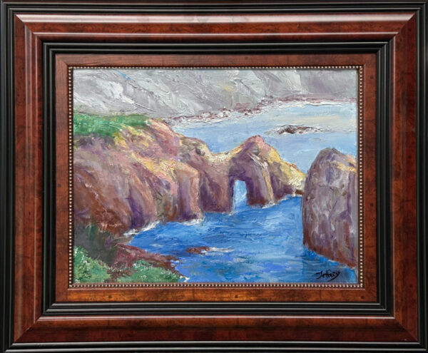 Point Lobos National Park near Carmel, California, 12x16, Oil $495, choice of frames