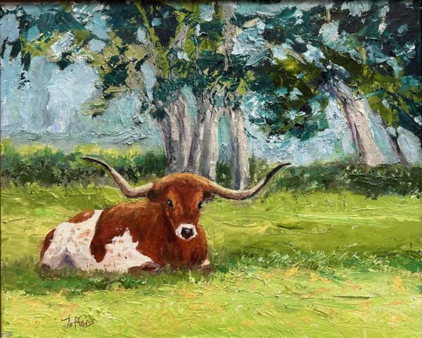 Hook'em, 16x20, Oil $395