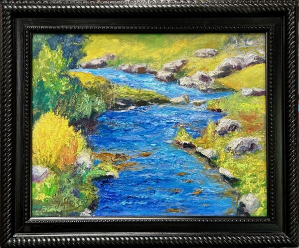 The RIVER "S" The RIVER "S", 11x14, Oil, $350