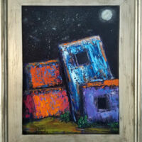 Adobe by Night - $250. Oil 12x16 In Wimberley Gallery Show May 2017 Adobe by Night - $250. Oil 12x16 In Wimberley Gallery Show May 2017