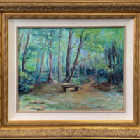 Rock Creek Park, TN: The Lonesome Bench 16x20 - Oil - $550 Rock Creek Park, TN: The Lonesome Bench 16x20 - Oil - $550